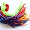 60 Pcs Colored Threading for Beading, Threading Lace Beading Cords Beading String(6 Colors)